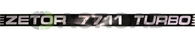 Nápis zadní 7711 Turbo